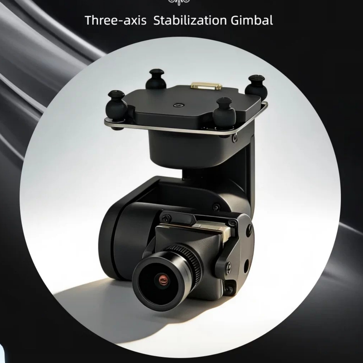 طائرة سباق NCZOBOE ذات 3 محاور - مراجعة Drone Gimbal 3 Axis وسعره