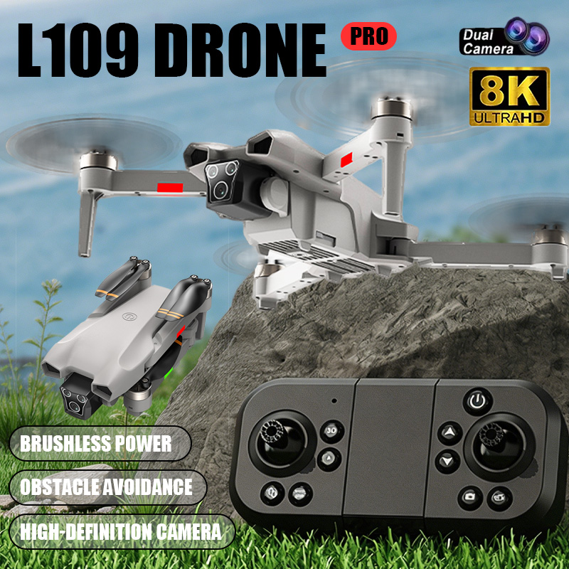 طائرة بدون طيار L017 Pro جديدة - مراجعة Drone Gimbal 2 Axis وسعره