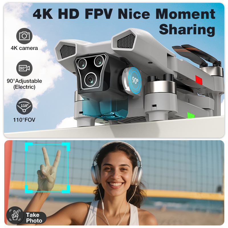 طائرة بدون طيار L017 Pro جديدة - مراجعة Drone Gimbal 2 Axis وسعره